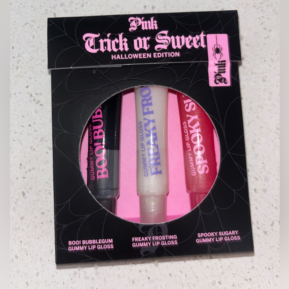 PINK Victoria's Secret Trick or Sweet Lip Gloss Trio